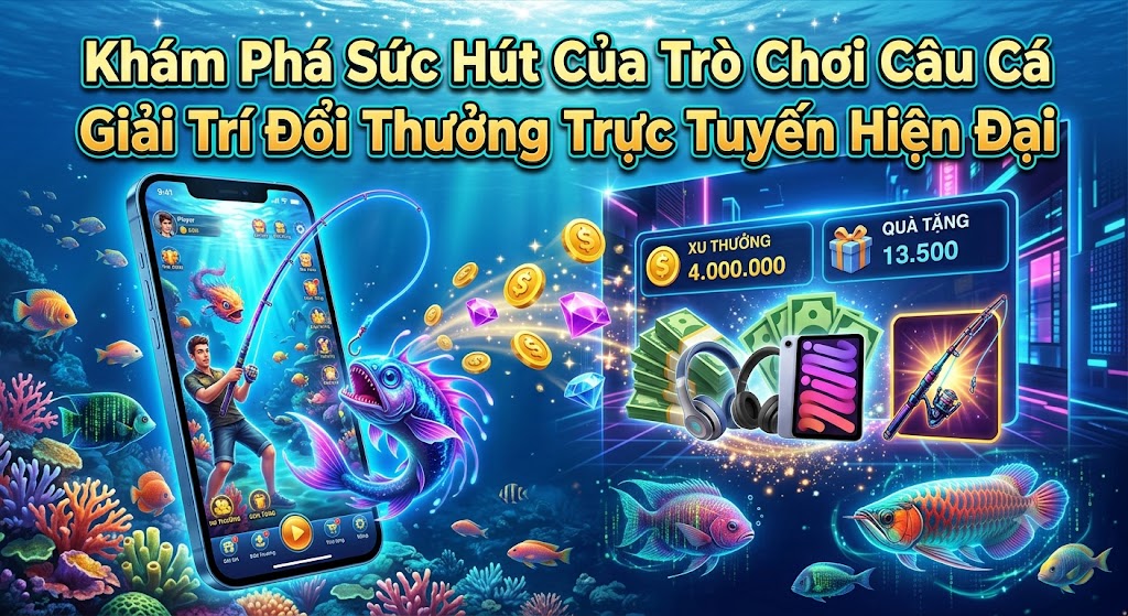 trò chơi câu cá giải trí